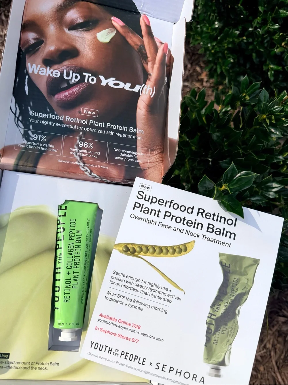 Superfood Retinol Plant Protein Balm - Green